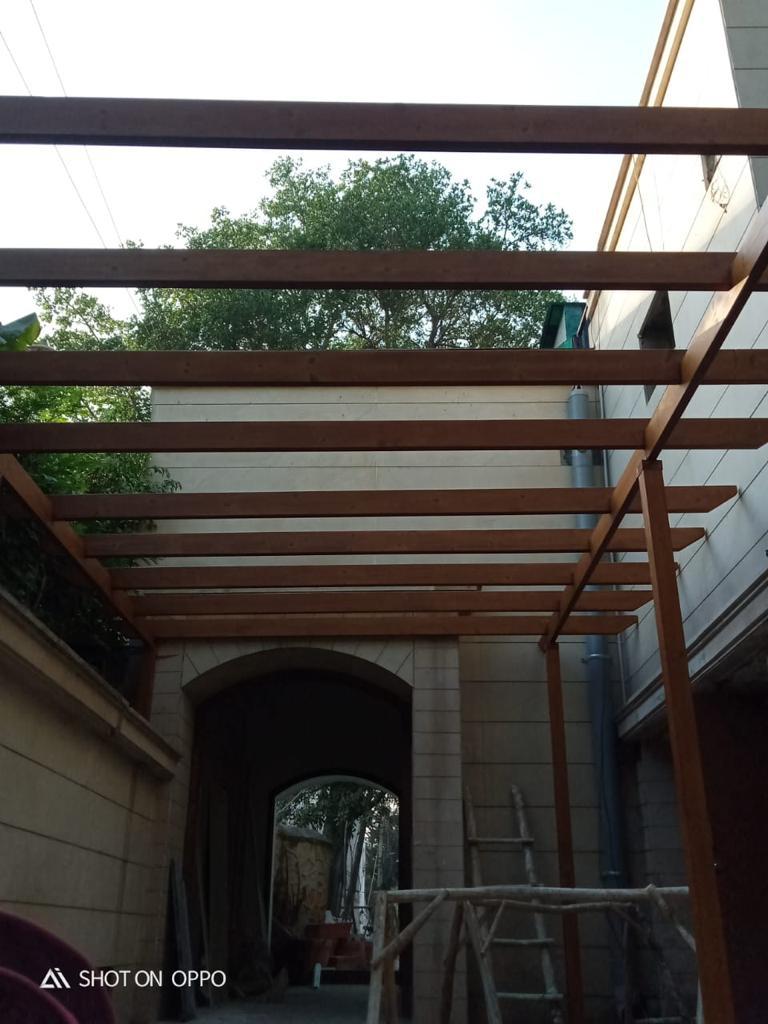 Pergola Over Entrance Walkway, Kanpur